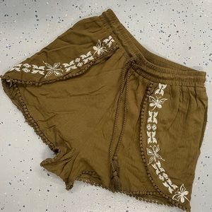 Small Olive Shorts